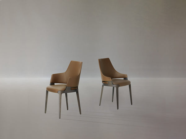 Silla de comedor con brazos de respaldo alto Velis 942/PB7