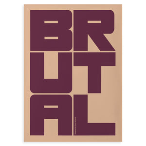 Lámina Brutal de Paper Collective