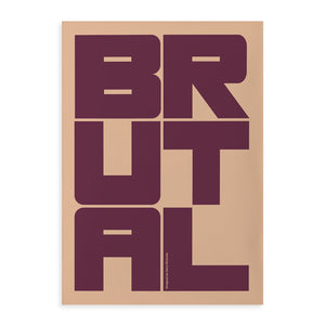 Lámina Brutal de Paper Collective