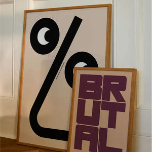 Lámina Brutal de Paper Collective