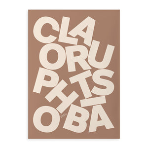 Lámina Claustrophobia de Paper Collective