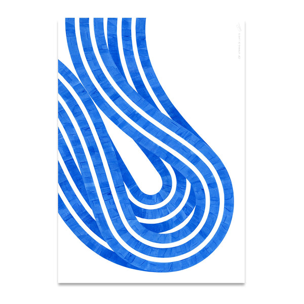 Lámina Entropy Blue de Paper Collective