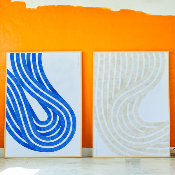 Lámina Entropy Blue de Paper Collective