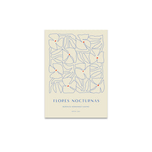 Lámina Flores Nocturnas Poster No. 01 de Paper Collective
