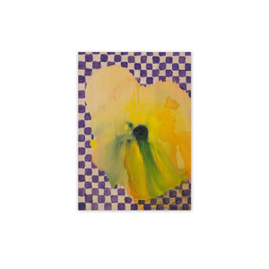 Lámina Flower with Checks de Paper Collective