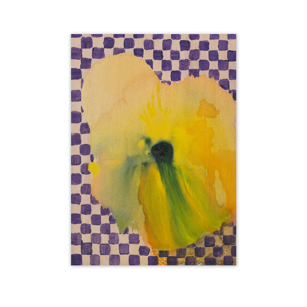 Lámina Flower with Checks de Paper Collective
