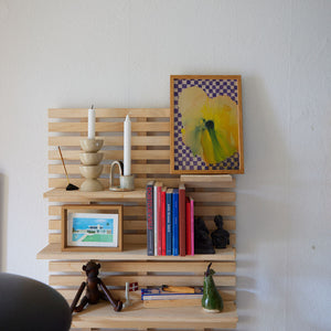 Lámina Flower with Checks de Paper Collective