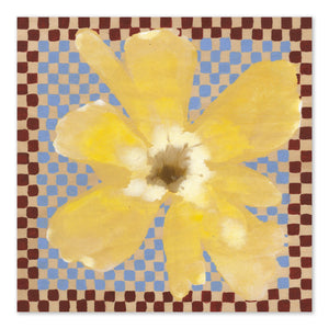 Lámina Flower with Checks de Paper Collective
