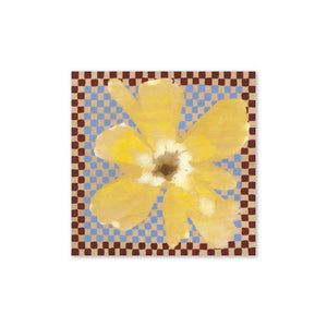 Lámina Flower with Checks de Paper Collective
