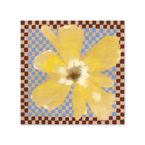Lámina Flower with Checks de Paper Collective