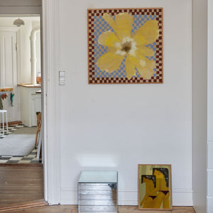 Lámina Flower with Checks de Paper Collective
