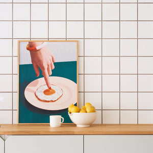 Lámina Fried Egg de Paper Collective