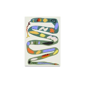Lámina Green Snake de Paper Collective