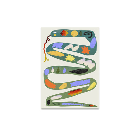 Lámina Green Snake de Paper Collective