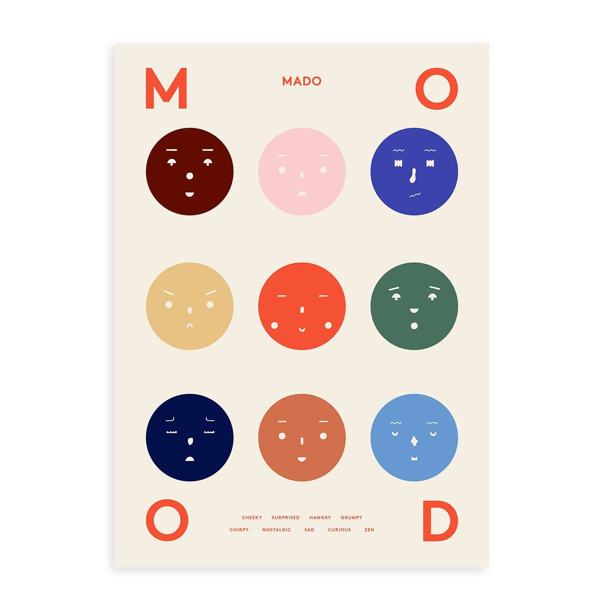 Lámina Nine Moods de Paper Collective