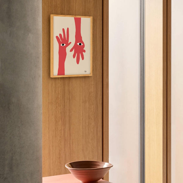 Lámina Hamsa Hands de Paper Collective
