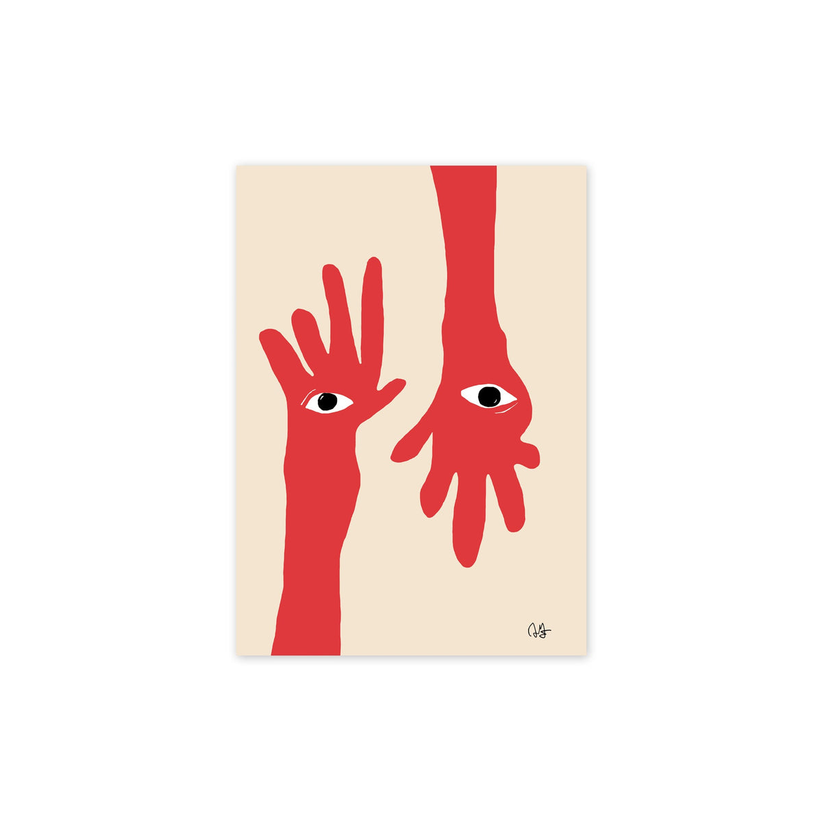 Lámina Hamsa Hands de Paper Collective
