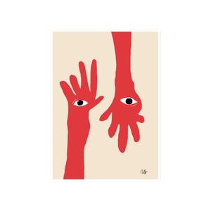 Lámina Hamsa Hands de Paper Collective