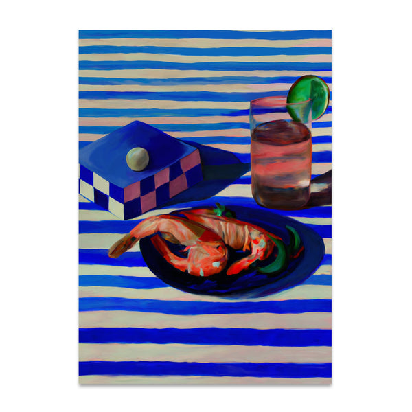 Lámina Shrimp Stripes de Paper Collective