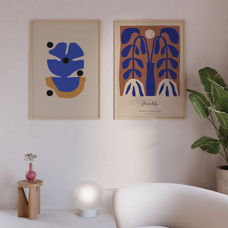 Lámina Flor Azul de Paper Collective