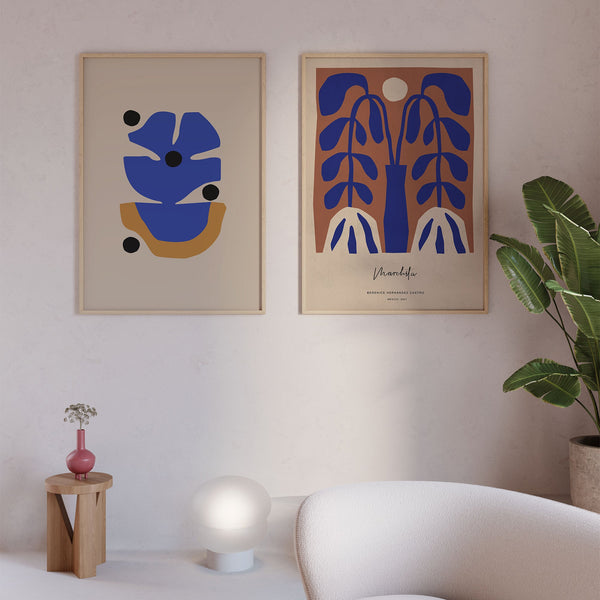 Lámina Flor Azul de Paper Collective
