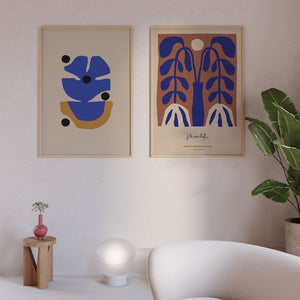 Lámina Flor Azul de Paper Collective
