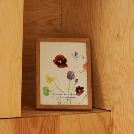 Lámina The Edible Flowers de Paper Collective