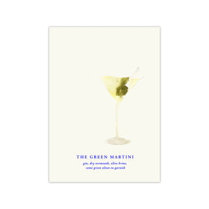 Lámina The Green Martini de Paper Collective