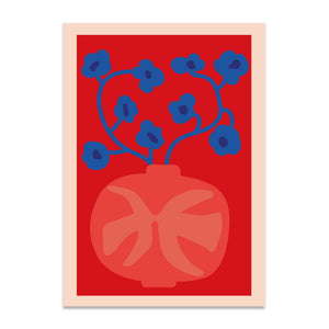 Lámina The Red Vase de Paper Collective