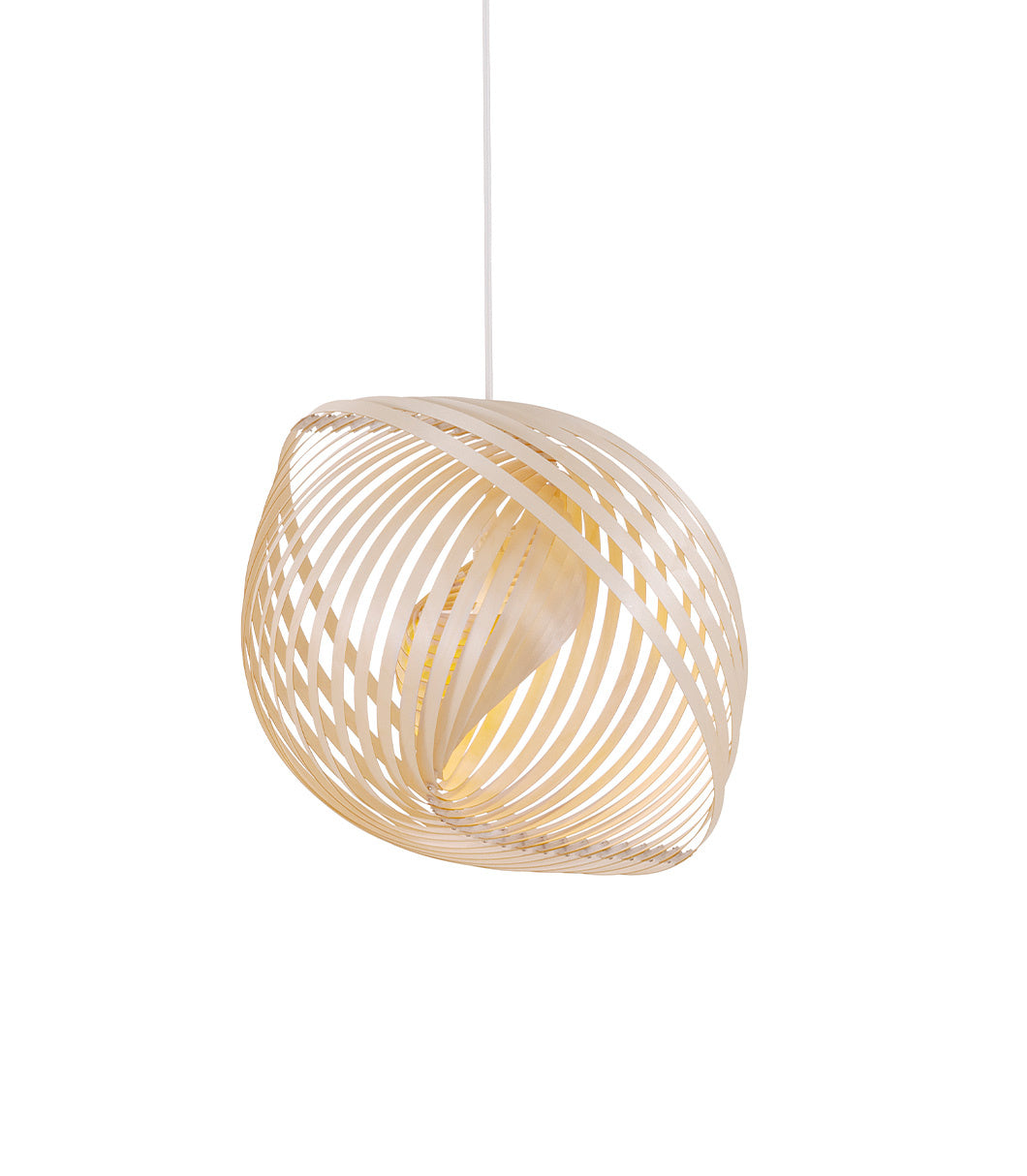 Lámpara colgante Adilo Small 8201 · Abedul natural