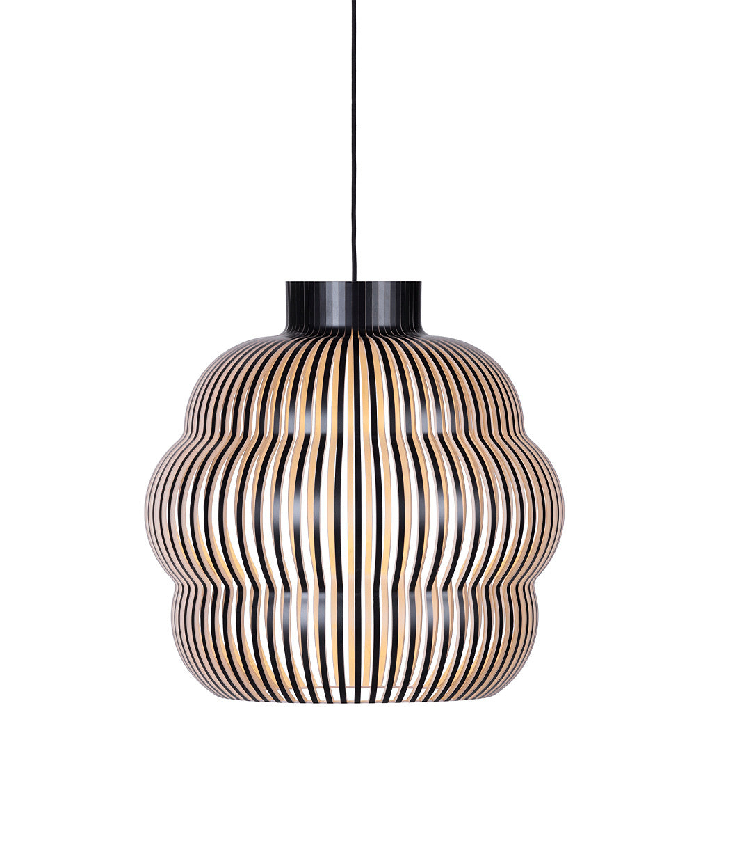 Lámpara colgante Kumulo 5200 · Laminado negro