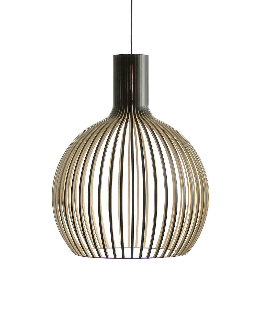 Lámpara colgante Octo 4240 · Laminado negro