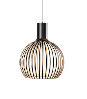 Lámpara colgante Octo Small 4241 · Laminado negro