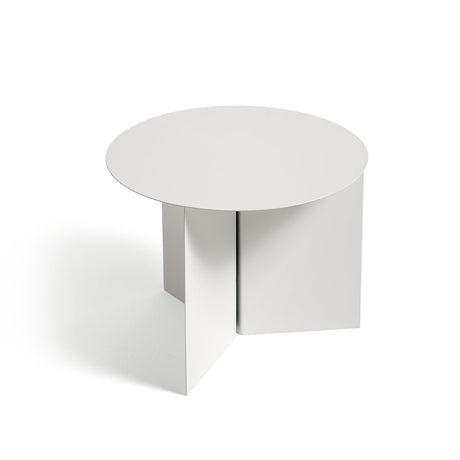 Mesa auxiliar Slit Table Round · HAY · White / Ø 45 x H 35.5 cm