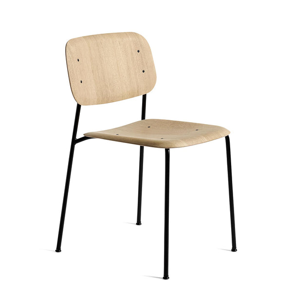 Silla Soft Edge 40 · HAY · Black / Oak With A Matte Finish
