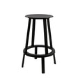 Taburete alto Revolver · HAY · Black / Height: 65 cm