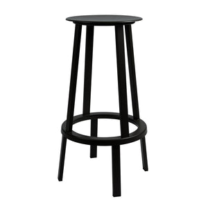 Taburete alto Revolver · HAY · Black / Height: 76 cm