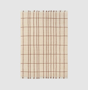 Sen Rug Parchment/Chestnut