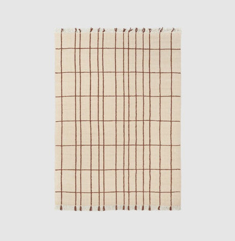 Sen Rug Parchment/Chestnut