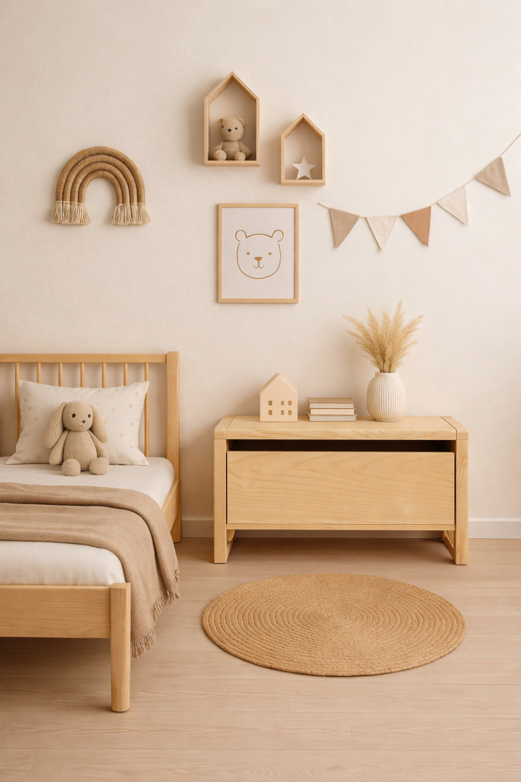 Little Architect Storage Bench Ash