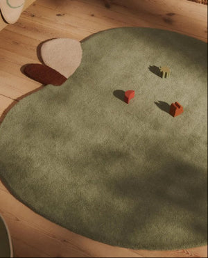Apple Tufted Rug Tea Green