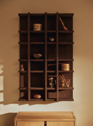 Tilem Shelf - 4x6 Dark Stained Oak