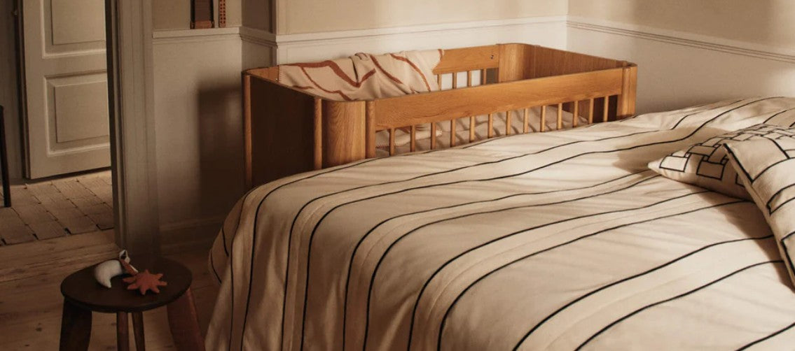 Twill Bedspread - Double Off-White/Black