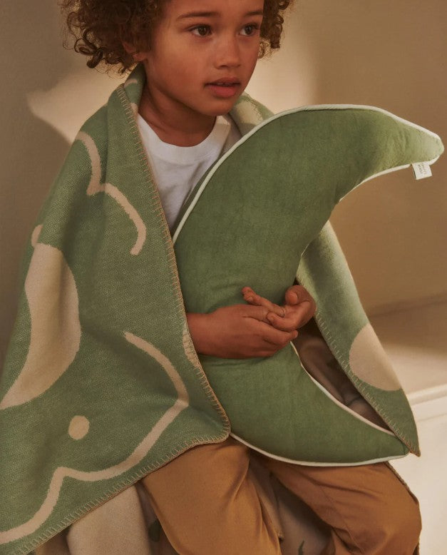Skye Blanket Tea Green/Parchment