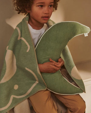 Skye Blanket Tea Green/Parchment