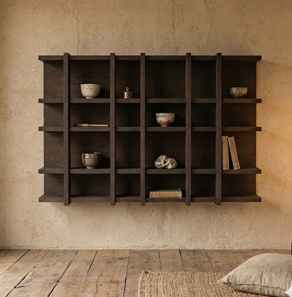 Tilem Shelf - 6x4 Dark Stained Oak