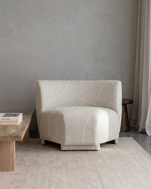 Rico Sofa Corner - Narrow - Can Lis Sand/Off-White