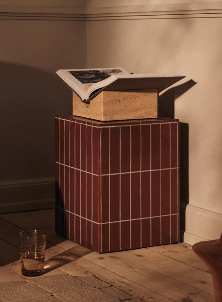 Tvara Book Stand Travertine