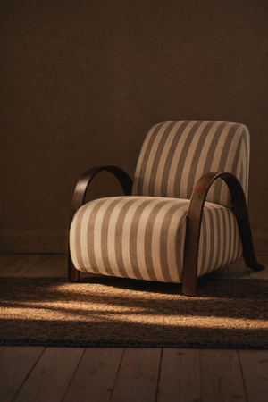 Buur Lounge Chair - Louisiana Sand/Off-White