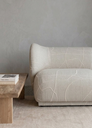 Rico Sofa Armrest Left - Can Lis Sand/Off-White